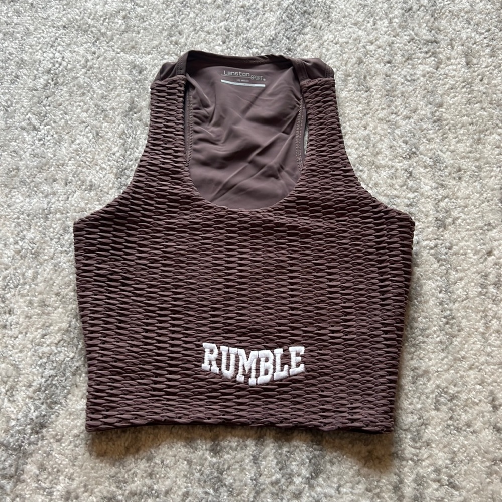Rumble Boxing x Lansport Sport Crop Top XS